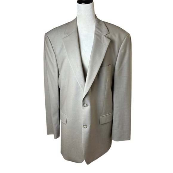 00s Vintage Brooks Brothers 346 Stretch Wool Lycra Blazer Jacket 44R Sport Coat - Picture 1 of 7